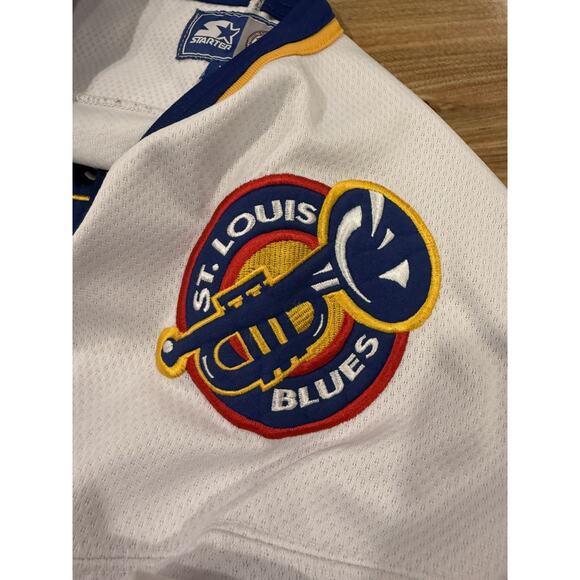Vintage St. Louis Blues Hockey-NHL Starter Jersey Size XL - Picture 7 of 11